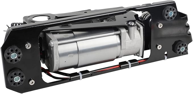 Air Suspension Compressor Pump Compatible with BMW 37206789450 F01 F02 F04 F11 535i 550i 740i 740Ld 750i 760Li Alpina B7 (New Model CompressorBracketValve Block)