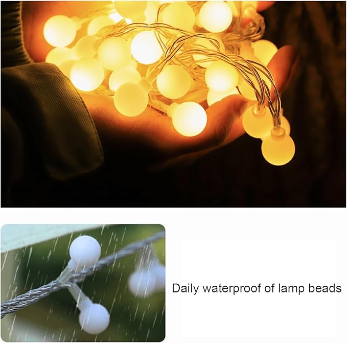 LED Light Strings Battery-Operation Room Dorm Fairy Lights Strings Decorative High Brightness 1M