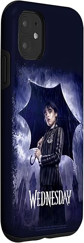 iPhone 11 Wednesday With Umbrella Nevermore Academy Photo Portrait Case