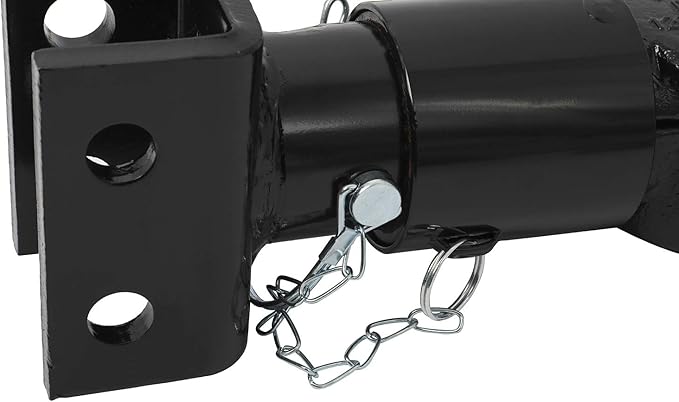 NovelBee 2-5/16" Ball Heavy Duty Channel-Mount Adjustable Trailer Coupler with Bolts and Nuts,Capacity 12,500 lbs