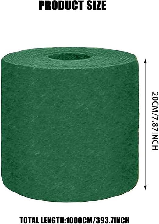 Biodegradable Grass Seed Mat, Biodegradable Grass Seed Mat Quick Plant Repairour Grass Seed Pad Ultra Light Lawn Mat Gardening Ecological Blanket 10m x 0.2m, Seed Not Include Artificial Grass Rug Gra