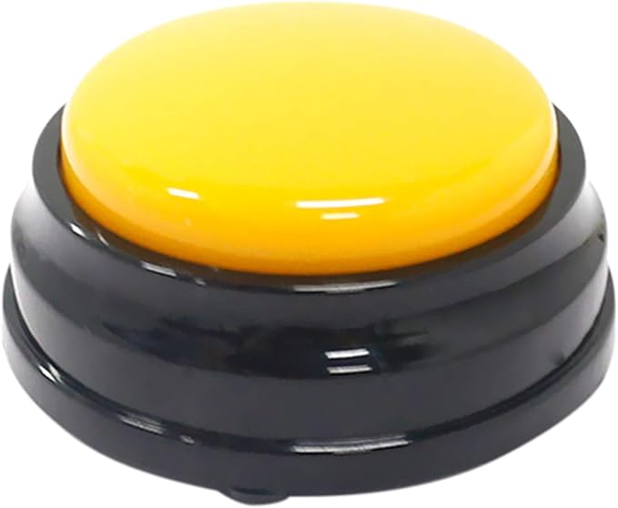 Small Size Easy Carry Voice Recording Sound Button for Kids Interactive Answering Buttons Pink