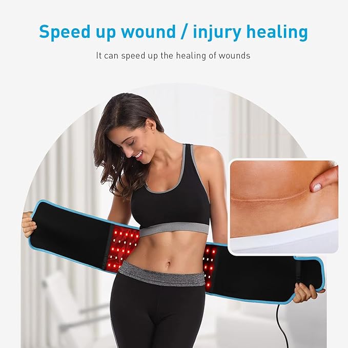 Red Light Therapy Belt Near Infrared Light Therapy for Body Weight Loss lipo Belt at Home Contour Light Machine for Pain lipo wrap