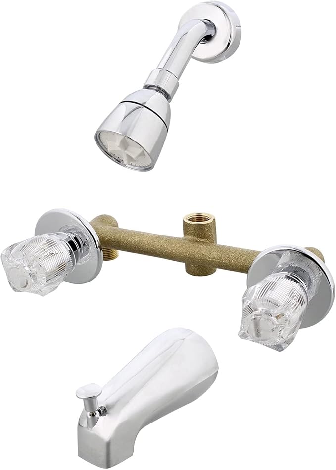 Empire Brass Faucet 8" 2-valve Shower Diverter J228AF