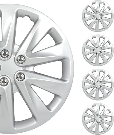 SCITOO(16-Inch) Snap On Hubcap Auto Tire Replacement Exterior Cap Fit for 2005-2008 Fit for Buick Lacrosse 3.6L Wheel Cover