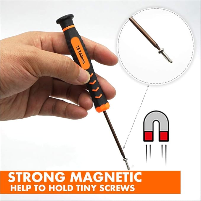 TECKMAN T5 Torx Screwdriver, 6-pointed Precision Screwdriver for Laptop and Macbook Air Battery Disassembly and Hard Disk Replacement