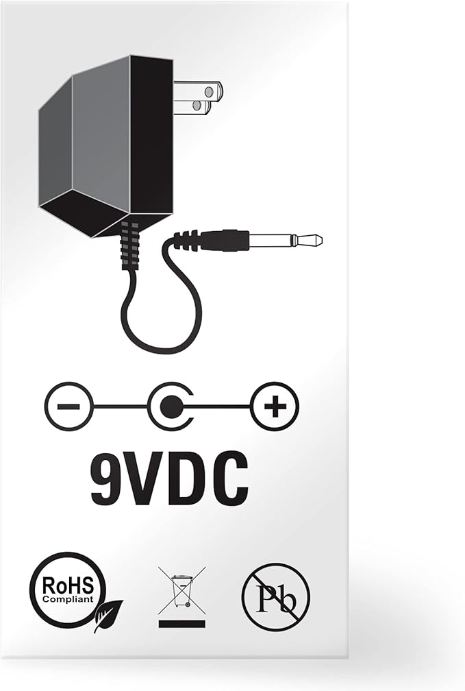 Dunlop ECB002 US AC Adapter 9V Tip
