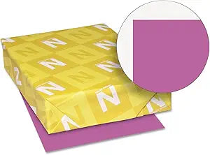 Neenah Paper 22871 Color Cardstock, 65lb, 8 12 x 11, Planetary Purple, 250 Sheets