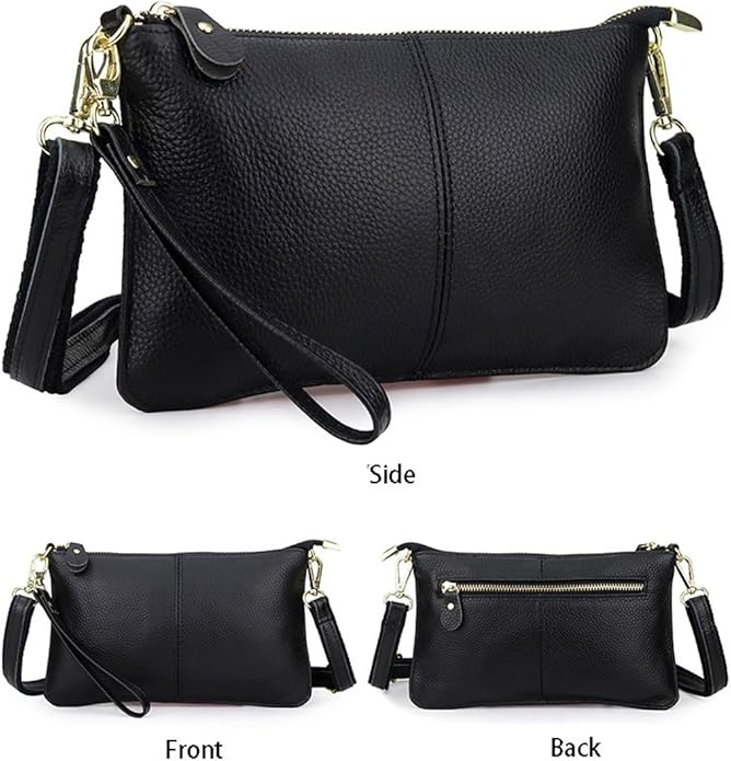 Genuine Leather Small Crossbody bags for Women mini Shoulder Bags Handbags Purses Wallet