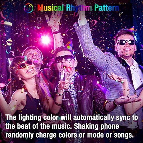 XUNATA 15W RGBW LED Reflector, Outdoor RGB Bluetooth Color Changing, Music Synchronization, Smart Flood Light, Dimmable, Waterproof, IP66, Wall Washer, Spotlights