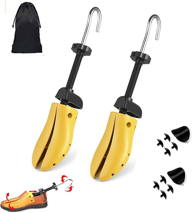 Shoe Stretcher - Women and Men, Adjustable Length and Width, Expander for Wide Feet