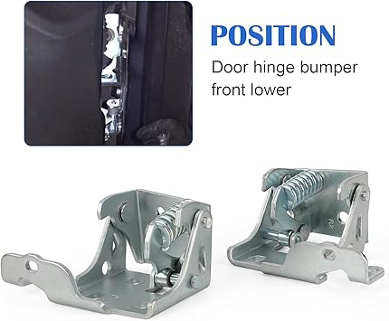 Front Left Driver Side Lower Door Hinge Fits for 2007-2014 Cadillac Escalade Chevy Suburban Silverado Tahoe GMC Sierra YukonReplaces 20969645