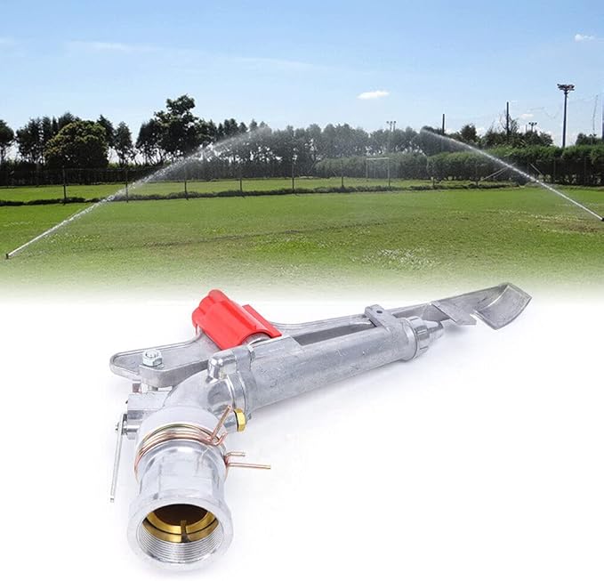 Watering Spray Adjustable Irrigation Spray Zinc Alloy Large-Area Irrigation Sprinkler Garden