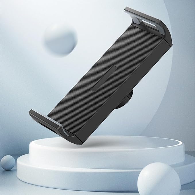 2 Pack Tablet Floor Stand Clip Replacement with 17mm Ball Joint Socket Mount Tablet Holder Bracket Clamp for iPad Stand Tablet Floor Tripod Stand Table Tablet Stand Car Headrest Tablet Holder