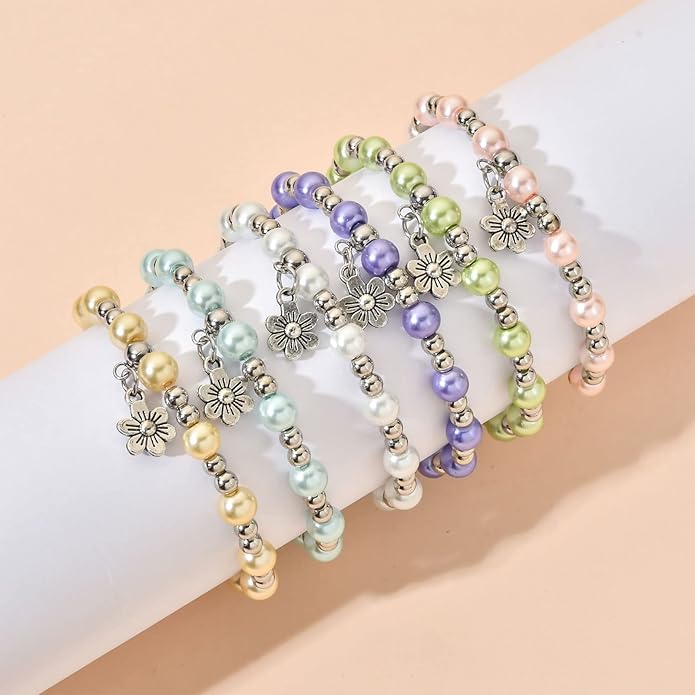 Flower Girl Proposal Bracelet, Will You Be My Flower Girl,Thank You For Being Our Flower Girl Gift, Cute Stretchy Bracelet