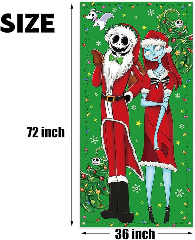 Christmas Decorations Door Cover Banner and Decor for Home Party