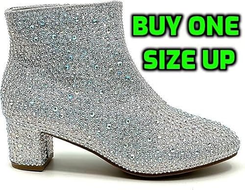 Forever Kids Rhinestone Ankle booties
