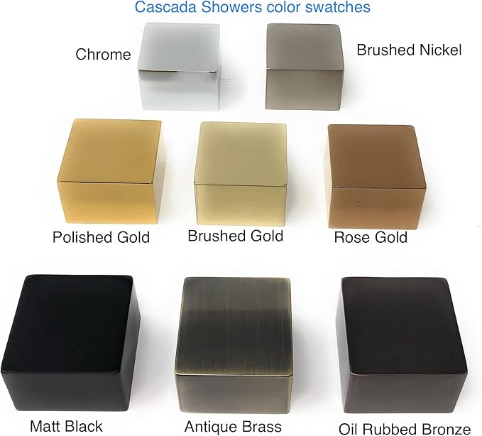 Cascada Contemporary Brass High Pressure Hand Held Shower | Single Setting Hand Shower (Polished Gold)