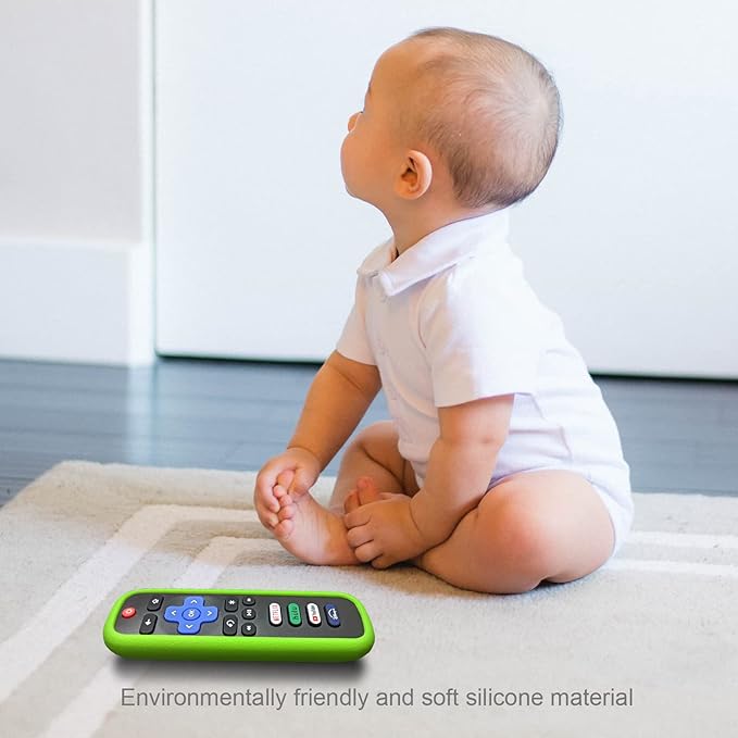Protective Cover for Roku Remote,Drop-Proof, Dust-Proof, Washable, Compatible with Most Roku Remotes (Green)