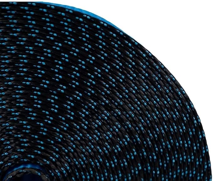 Mytee Products 4" x40' Heavy Duty Winch Straps with Flat Hook WLL# 5400 LBS - Flatbed Tie Down Truck Straps - 4 Inch Cargo Control for Flatbed Truck Utility Trailer (Blue)