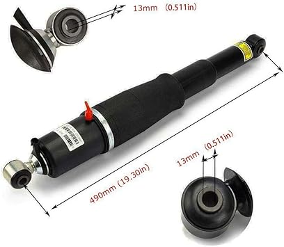 84176675 Pair Rear Air Shock Strut Absorber Fits for Cadillac Escalade ESV Chevy Suburban Tahoe GMC Yukon XL 5.3L 6.2L V8 2015 2016 2017 2018 2019 2020 2021 23151122 23267007 23290661, Pack of 2