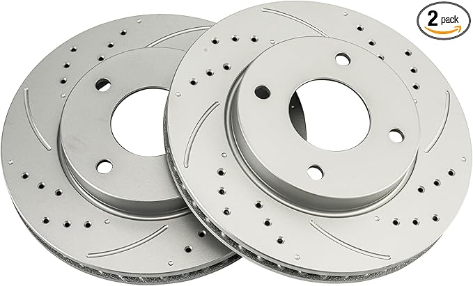 Front Disc Brake Rotor Compatible with 2009 2010 2011 Nissan Versa 1.6L