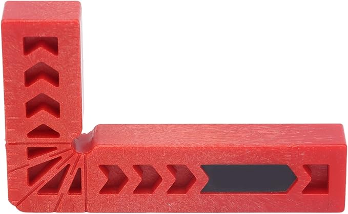 Walfront 90 Degree Positioning Squares Woodworking Corner Right Angle Clamping, 3" x 2"(7.62 x 5.08cm) 90 Positioning Aid Ruler for DIY Boxes Pictures Frames Cabinets Showcase