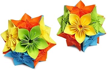 Origami Paper Double Sided Color - 200 Sheets - 20 Colors - 6 Inch Square Easy Fold Paper for Beginner