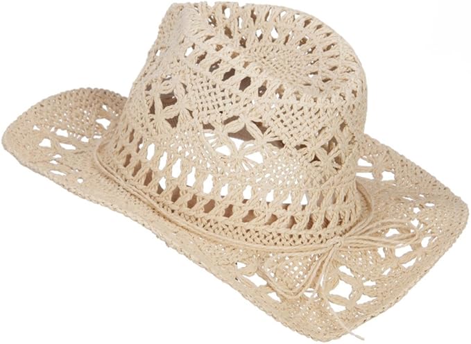 Girl's Paper Braid Cowboy Hat