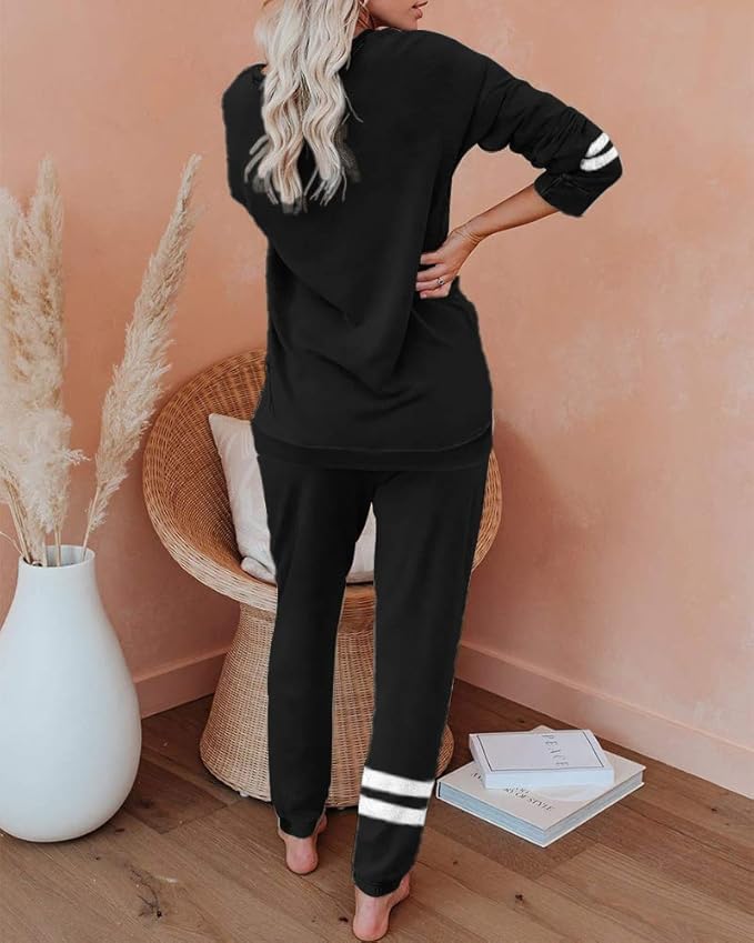 ETCYY NEW Lounge Sets for Women Two Piece Outfits Sweatsuits Sets Long Pant Loungewear Workout Athletic Tracksuits