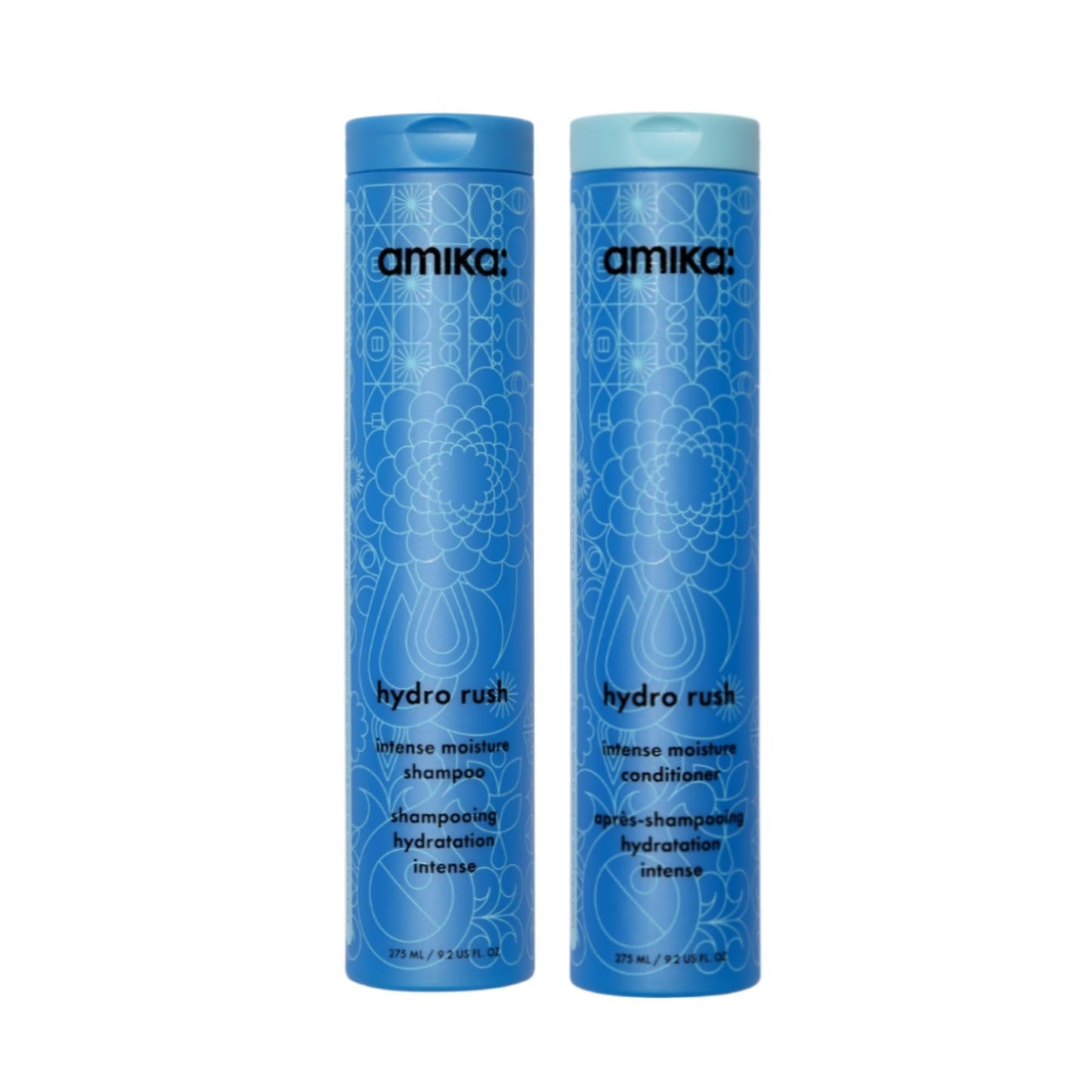amika hydro rush intense moisture shampoo with hyaluronic acid ( 9.2oz )