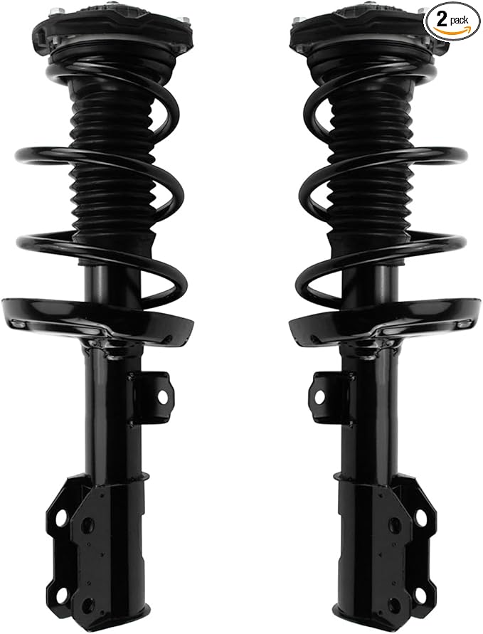 Detroit Axle - 2pc Front Struts for 2016 2017 2018 2019 Chevrolet Cruze, 2 Struts & Coil Spring Assembly Replacement Suspension Strut Shocks