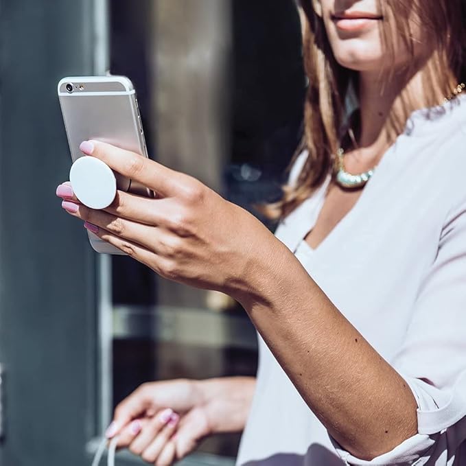Minimal Summer Flowers Boho Floral Bloom Cute Aesthetic PopSockets Adhesive PopGrip