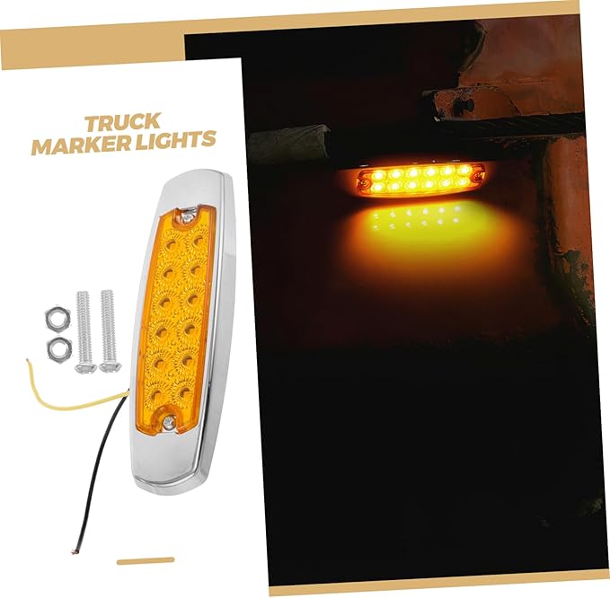 Led Trailer Turn Signals Stylish Electroplating Multi-functional for Trucks Cars