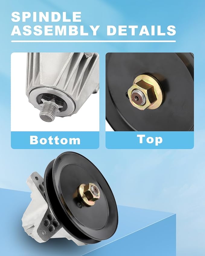 LT42 Spindle Assembly 618-06976 918-06976 Fits for MTD for Cub Cadet 42 inch Deck XT1-LT42 XT2-LX42 131PA1ZS099 CYT4220 618-06976A 918-06976A Deck Spindle