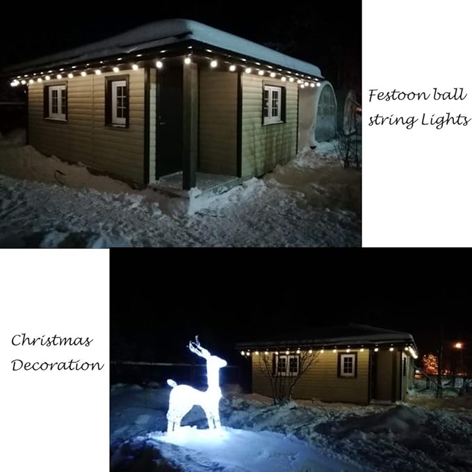 3 Pack E27 G45 2W Screw Cap Coloured LED Light Bulbs Festoon Party Lights for Indoor Outdoor Use