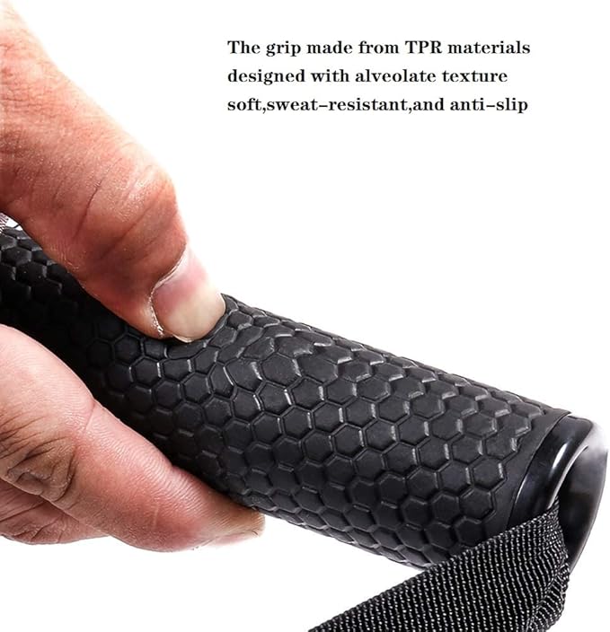 Exercise Cable Handles,Cable Machine Attachment Handles,Cable Handles Compatible with Cable Machines,Super Strong Nylon Webbing for Resistance Training(1 Pairs)