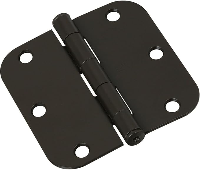 National Hardware N830-197 512R58 Door Hinges in Oil Rubbed Bronze, 3-12"