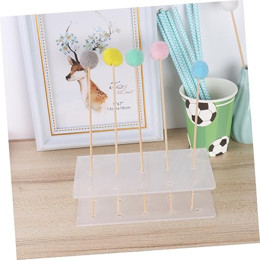 Lollipop Display Stand Acrylic Candy Organizer Transparent Dessert Sticks Stand Party Decoration Dessert Stand Lollipops Display Shelf Cake Stand Candy Holder