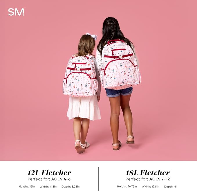 Simple Modern Medium Disney Toddler Backpack for School Girls and Boys Kindergarten Elementary Kids Backpack Fletcher Collection Kids - 15" tall Moana's Village
