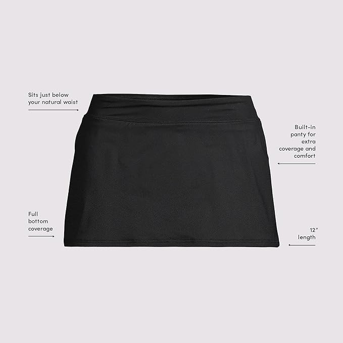 Lands' End Women's Mini Swim Skirt