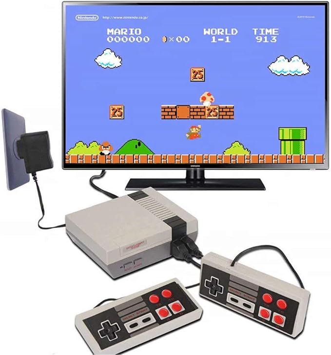 Plug Play Classic Handheld Game Console,Classic Game Console Built-in 620 Game Handheld Game Console, Video Game Player Console for Family TV Video (Game Console-01)