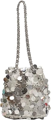 Womens Shoulder Bag Sequin Purse Crystal Clutch Evening Bag Sparkle Purse Mob Wife Aesthetic