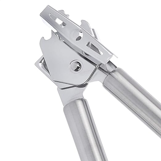 Basics Can Opener, Heavy Duty Stainless Steel