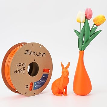 PLA Pro (PLA) Filament 1.75mm, 3D Printer Filament PLA Plus, Cardboard Spool 3D Printing Filament PLA , Dimensional Accuracy - 0.03 mm Orange,1kg