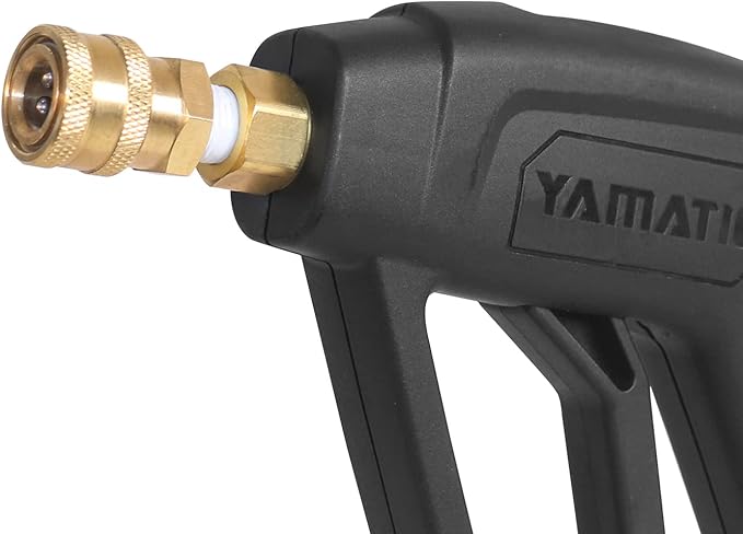 YAMATIC Pressure Washer Fitting, 1/4" Male Npt To 1/4" Socket, 1/4 inch Quick Connect Coupler, 5000 PSI Pressure Washer Coupler 1Pcs