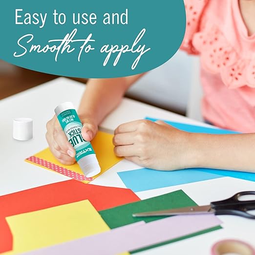 Glue Sticks Bulk Classroom, White Glue Sticks for Kids 24 Count, 1.3 Ounce, Washable All Purpose, for Kids, School and Home