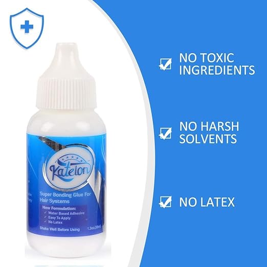 Wig Glue Lace Glue Invisible Bonding Glue Lace Wig Glue Adhesive for Poly and Lace Hairpiece, Wig, Toupee Systems, Wig Glue Hair Replacement Adhesive