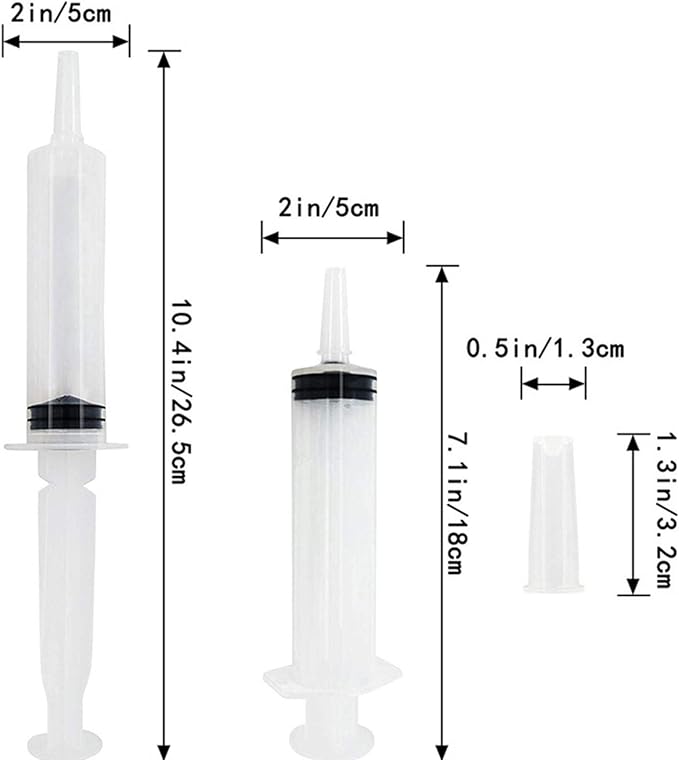 60ml Beverage Syringe, Food-Grade Container with Lid, Transparent, Reusable, Suitable for Plastic Short Cups, Used for Halloween, Thanksgiving, and Parties