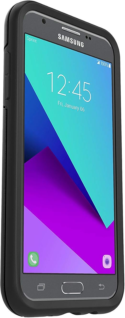 OtterBox SYMMETRY SERIES Case for Samsung Galaxy J3 (2017 model ONLY) - Galaxy Express Prime 2, Galaxy Amp Prime 2, Galaxy Sol 2, Galaxy J3 Emerge, Galaxy J3 Prime, Galaxy J3 Luna Pro - Bulk Packaging